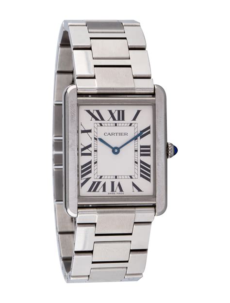 how much is a cartier tank watch|cartier tank solo price.